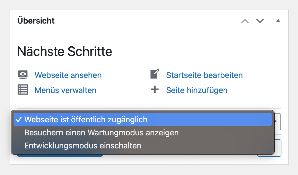 Wartungsmodus-feature Lösung für Einfacher Wartungsmodus